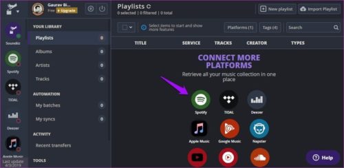 Como transferir listas de reprodução do Spotify para o Apple Music