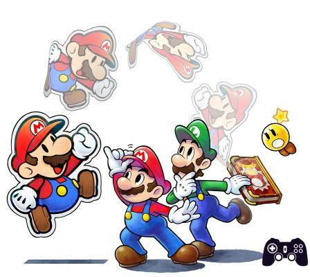 Mario e Luigi: visualização do Paper Jam
