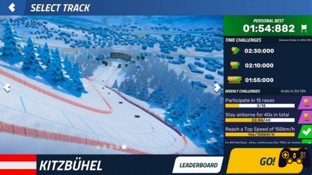 Ski Challenge, a análise de um jogo de esqui portátil