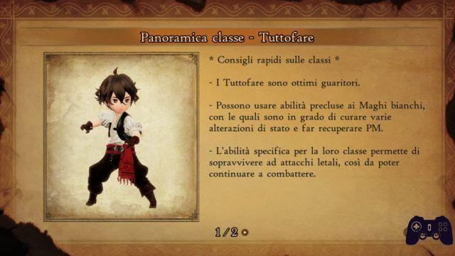 Guide des classes / astérisques de Bravely Default II [100%]