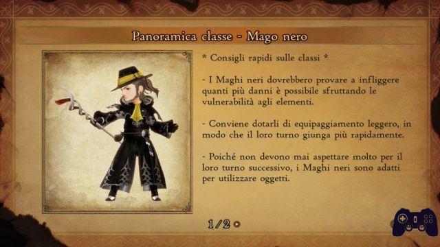 Guia para classes / asteriscos de Bravely Default II [100%]