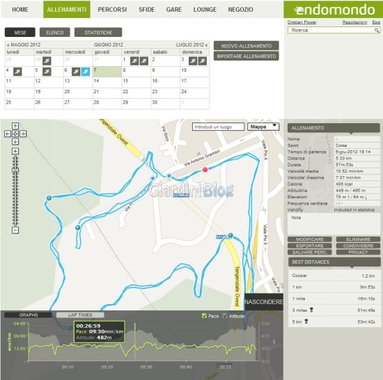 Aplicaciones Android para deportes para entrenar con carrera, ciclismo, carrera, jogging, trekking con GPS