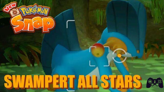 New Pokémon Snap: how to get 4 stars by photographing Swampert