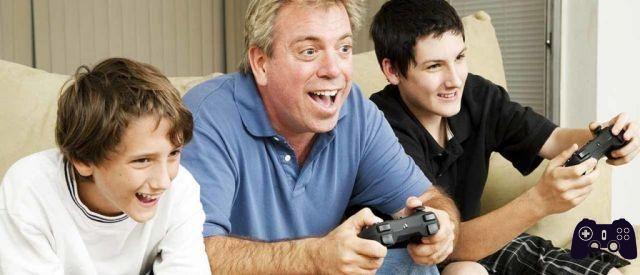 News + Parents play video games with their family