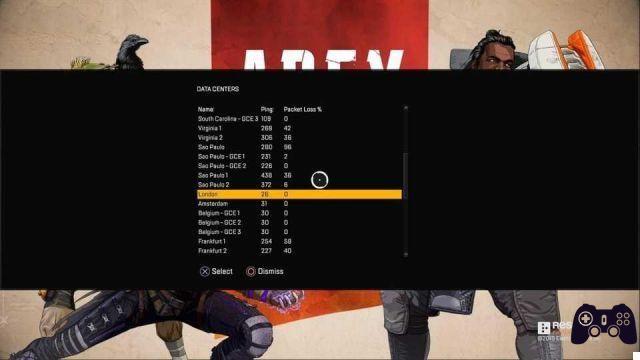 Apex Legends : comment changer de serveur et réduire le lag