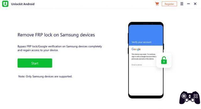Como ignorar a conta do Google na Samsung com Foneazy Unlockit Android