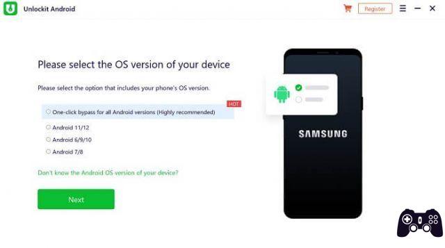 Cómo omitir la cuenta de Google en Samsung con Foneazy Unlockit Android