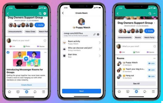Messenger Rooms arrives in Instagram Direct: video calls with 50 people