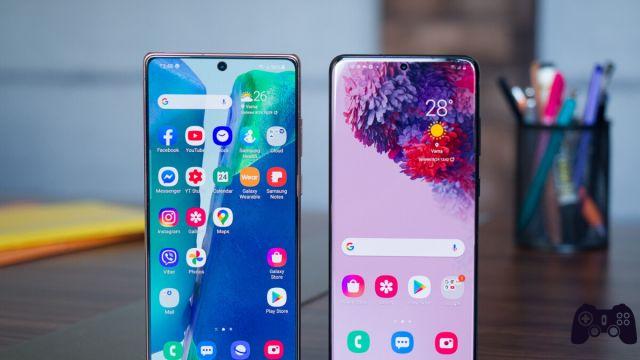 Samsung Galaxy Note 20, algumas diferenças com o Galaxy S20?