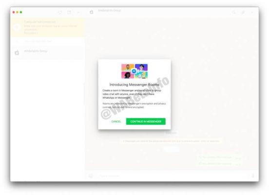 WhatsApp : des appels vidéo avec 50 personnes à venir grâce aux Messenger Rooms ?