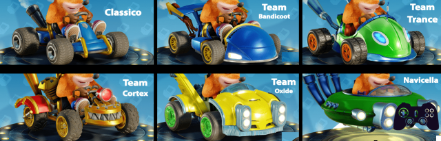 Crash Team Racing: Nitro-Fueled, ¡cómo desbloquear todos los chasis!