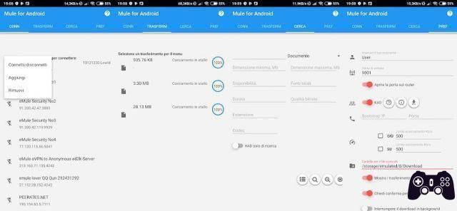 eMule en Android: cómo descargar también desde smartphones y tablets