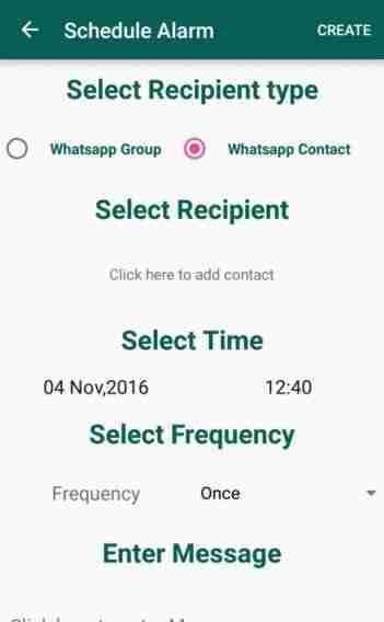 Cómo programar el envío de mensajes de WhatsApp