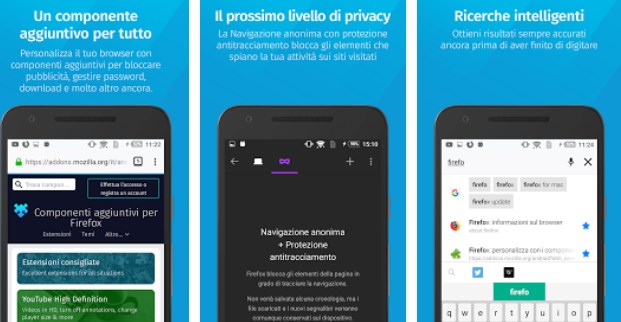 Alternativas de navegador para Chrome no Android