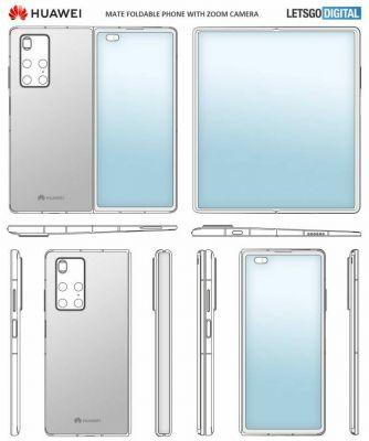 Huawei défie Samsung : nouveau pliage avec le même design