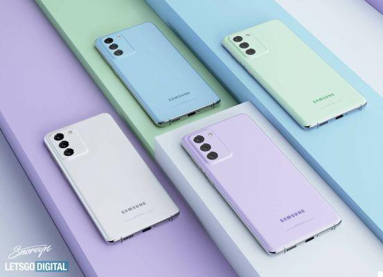 Samsung Galaxy S21 FE, representaciones y supuestas especificaciones de teléfonos inteligentes para esperar