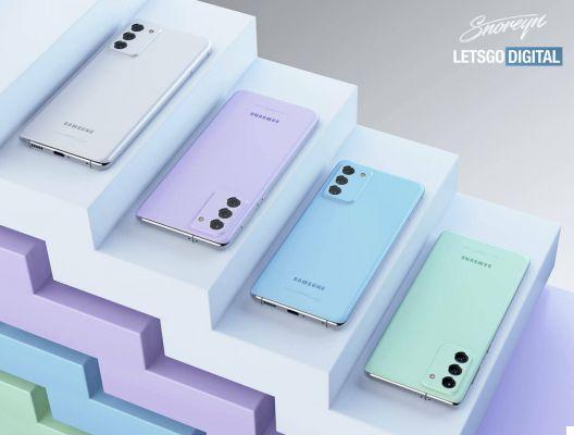 Samsung Galaxy S21 FE, representaciones y supuestas especificaciones de teléfonos inteligentes para esperar
