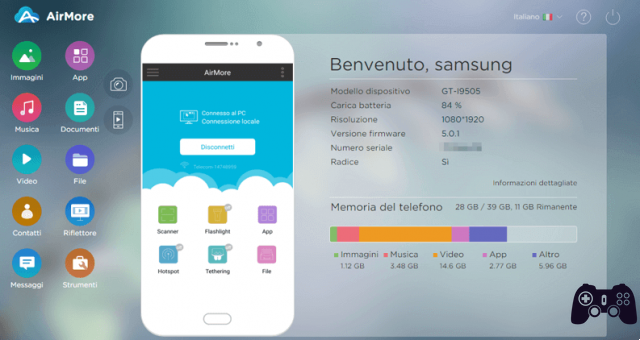AirMore: gestiona smartphones Android y Apple desde la web