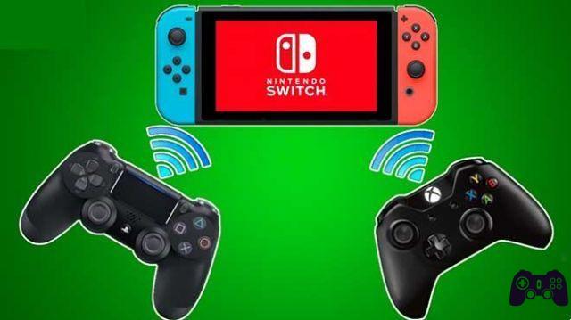 Como conectar controladores PS4 ou Xbox no Switch