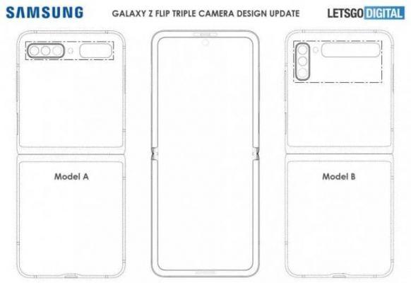 ¿El Samsung Galaxy Z Flip 2 tendrá tres fotosensores? Aquí hay una patente reciente.