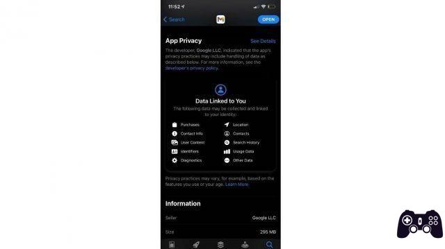 Gmail atualizado para iOS depois de três meses, Google diz que não teme rótulos de privacidade