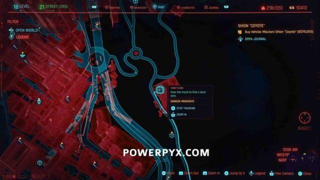 Guias onde encontrar todas as cartas de tarô - Cyberpunk 2077
