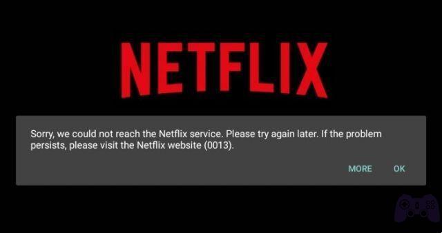 O que significa o código de erro 10013 da Netflix: guia completo