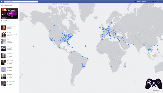 Facebook Live Map : voyez qui diffuse en direct sur Facebook