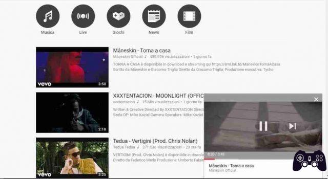 Cómo usar el mini reproductor de YouTube