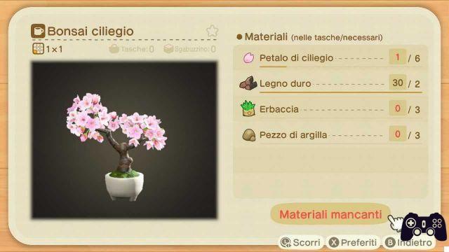 Animal Crossing: New Horizons, todos los proyectos de flor de cerezo