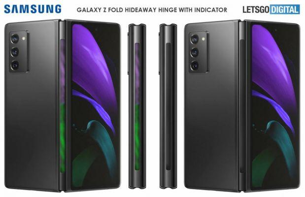 Galaxy Z Fold 3: A Samsung pensa em uma dobradiça iluminada!