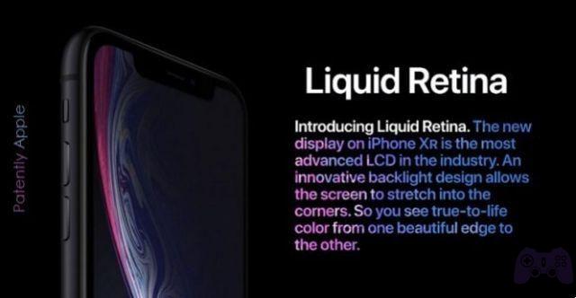 What is a liquid retina display?