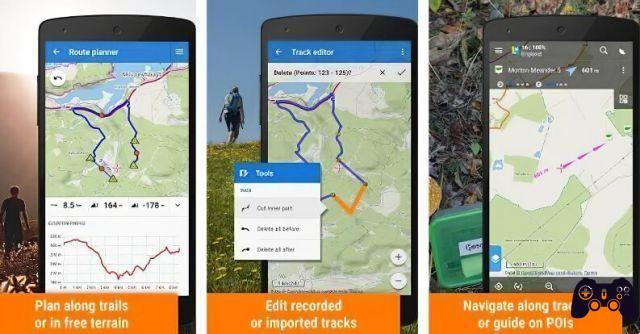 Apps for trekking and cycling, the best to use for free