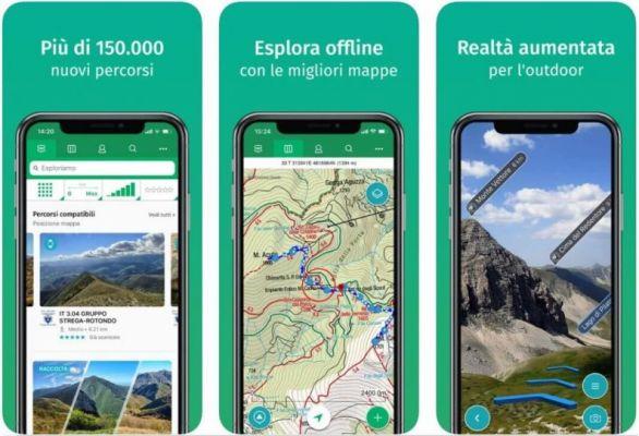 Apps for trekking and cycling, the best to use for free