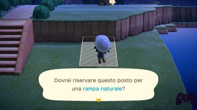 Guias de como subir e guiar escadas / rampas - Animal Crossing: New Horizons