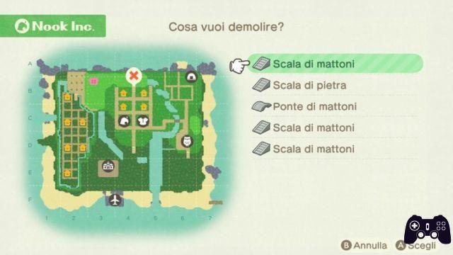 Guias de como subir e guiar escadas / rampas - Animal Crossing: New Horizons