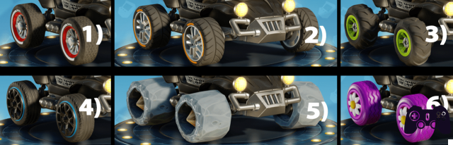 CTR : Nitro-Fueled, voici toutes les roues à débloquer dans le jeu !