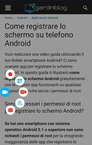 Como gravar tela no telefone Android