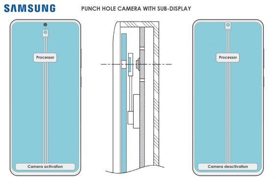 Galaxy S22 : un brevet montre un écran motorisé pour cacher la caméra
