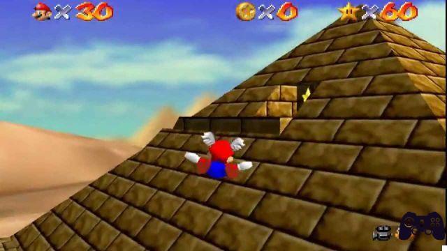 Super Mario 64 : où trouver les étoiles dans le désert avalant