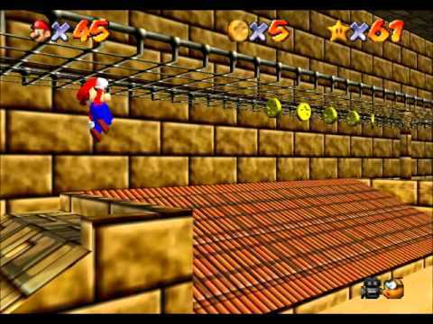 Super Mario 64: where to find the Stars in the Swallowing Desert