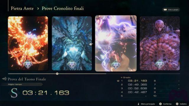 Final Fantasy 16, cómo ganar las pruebas de Cronolito