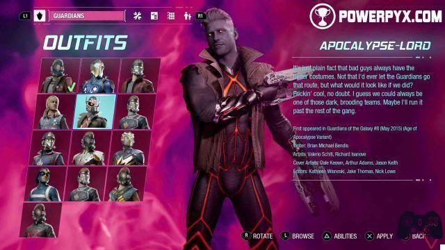 Marvel's Guardians of the Galaxy - All Costumes Guide