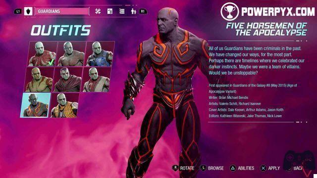 Marvel's Guardians of the Galaxy - All Costumes Guide