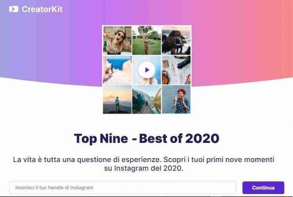 Venha faturar Best Nine Instagram 2020
